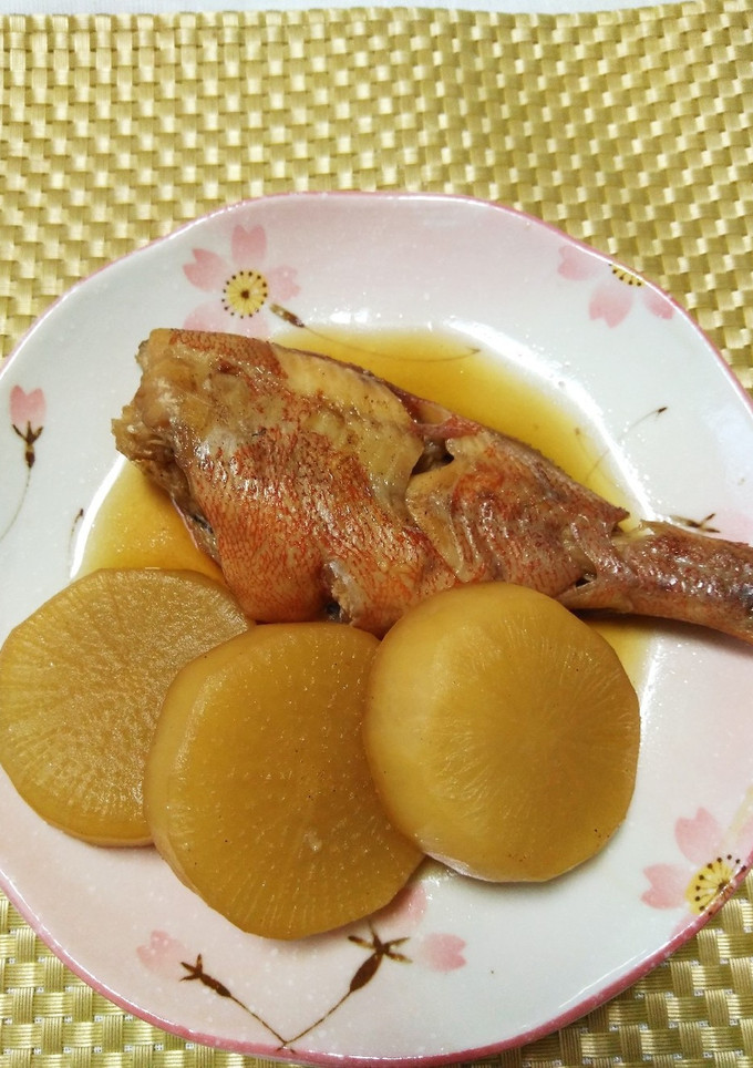 ♡節約冷凍赤魚と大根の煮付け♡-レシピのメイン写真