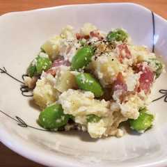 豆腐と枝豆の和風ポテトサラダ-レシピのメイン写真