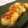 ホタテ貝柱のバターしょうゆ焼き。