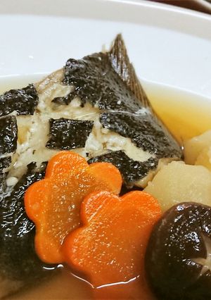 レンチン！一緒に煮て時短！真ガレイの煮魚-レシピのメイン写真