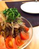 簡単♡玉葱たっぷり♡牛肉の冷しゃぶサラダ