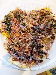 残り物活用★素麺のなんちゃってお好み焼き-レシピのメイン写真