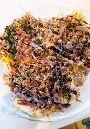 残り物活用★素麺のなんちゃってお好み焼き-レシピのメイン写真