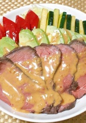 ローストビーフと夏野菜のベジボウル-レシピのメイン写真