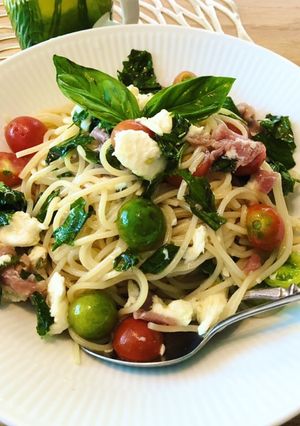 バジルと紫蘇香る、冷製パスタ♪-レシピのメイン写真