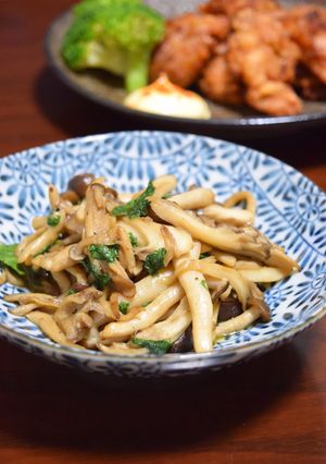 サッと一品！きのこと大葉のパタポン炒め♪-レシピのメイン写真