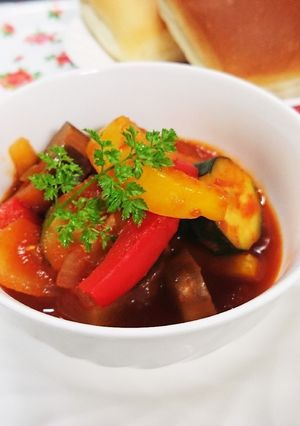 お野菜たっぷりのトマト煮込みラタトゥイユ-レシピのメイン写真