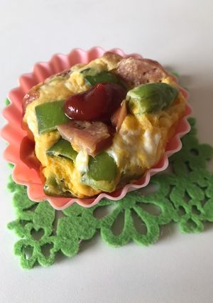 卵1個！レンジで簡単！お弁当卵焼き-レシピのメイン写真
