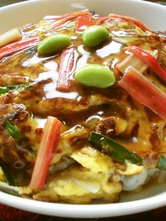 にら玉あんかけ丼!-レシピのメイン写真