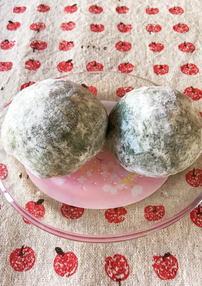 レンジで簡単ヨモギ大福-レシピのメイン写真