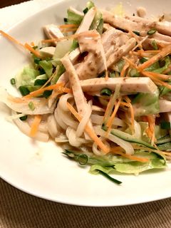野菜たっぷりサラダうどん♡♡-レシピのメイン写真