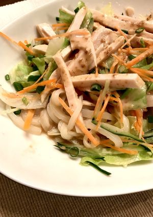 野菜たっぷりサラダうどん♡♡-レシピのメイン写真