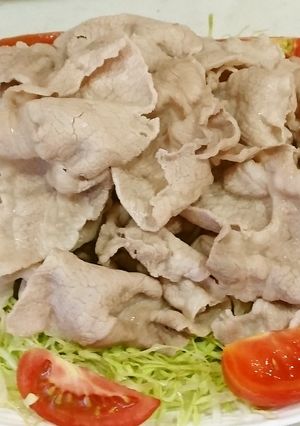 簡単・豚の冷しゃぶ-レシピのメイン写真