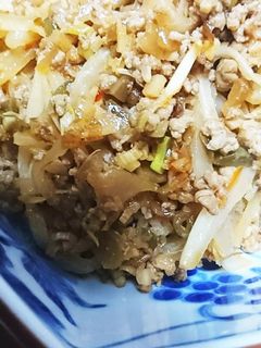 大根とザーサイと挽き肉の炒め物-レシピのメイン写真