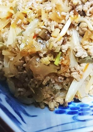 大根とザーサイと挽き肉の炒め物-レシピのメイン写真