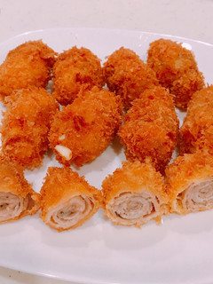 ミルフィーユ、チーズin豚バラ豚カツ!-レシピのメイン写真
