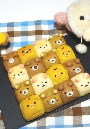リラックマのちぎりパン☆-レシピのメイン写真