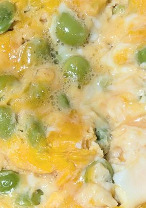 簡単★夕食！枝豆のレンチンたまごとじ-レシピのメイン写真