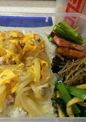 親子丼弁当-レシピのメイン写真