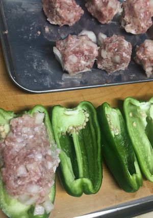 簡単！肉詰めピーマン-レシピのメイン写真