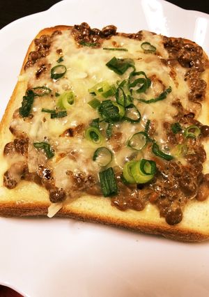 朝食に◎納豆トースト-レシピのメイン写真