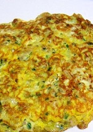 餃子の具で作った！餃子オムレツ！-レシピのメイン写真