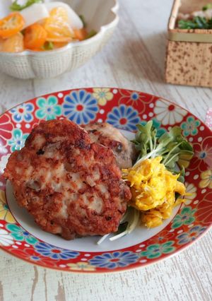 イカとセロリのハンバーグ-レシピのメイン写真