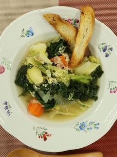 カリーノケールの具だくさんスープ-レシピのメイン写真