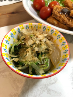 貝割れ大根と新玉ねぎのおひたし-レシピのメイン写真