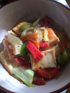 厚揚げと野菜の中華あんかけ-レシピのメイン写真