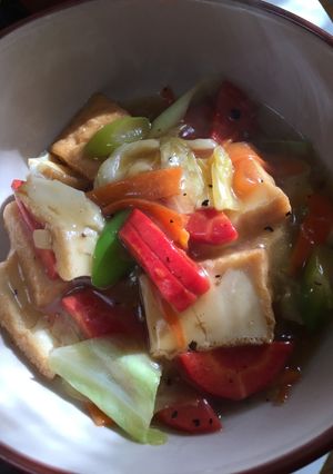 厚揚げと野菜の中華あんかけ-レシピのメイン写真