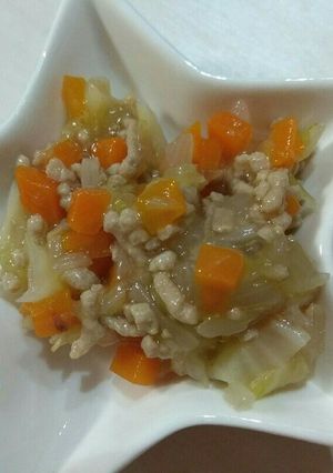 離乳食後期完了期赤ちゃんのための野菜炒め-レシピのメイン写真