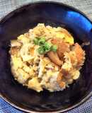 めんつゆｄｅカツ丼　しいたけ入り