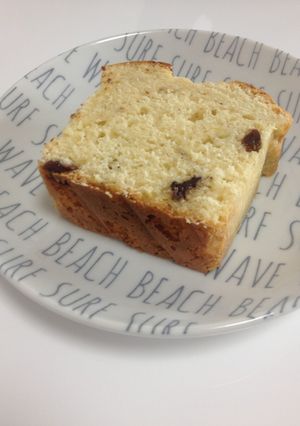 バナナとレーズンのケーキ-レシピのメイン写真