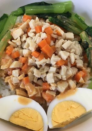 高野豆腐で坦々風ベジボウル-レシピのメイン写真