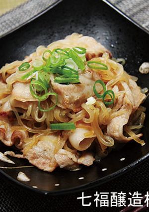豚バラ肉としらたきの養寿炒め-レシピのメイン写真