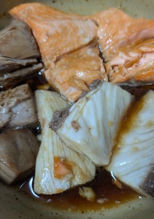 余ったお刺身のバター醤油煮✍レンジで簡単-レシピのメイン写真