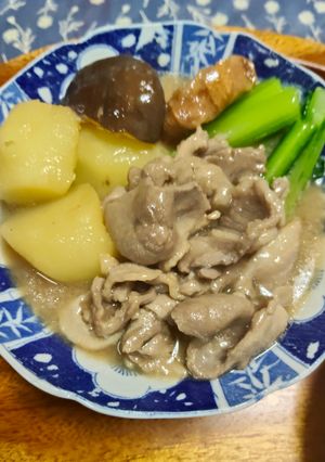 鴨とじゃがいもの治部煮-レシピのメイン写真