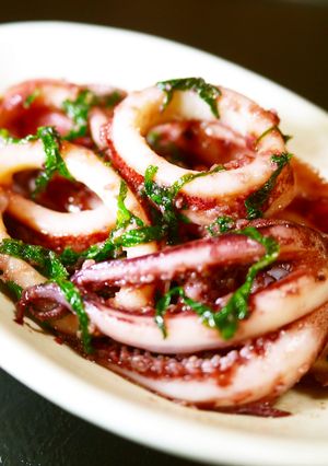大葉がいい味出してる！イカの塩麹漬け焼き-レシピのメイン写真