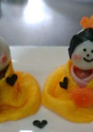 ひなまつり♪おひなさまとおだいりさま-レシピのメイン写真