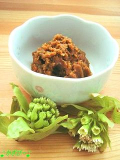 春を呼ぶ♪ふきのとう味噌-レシピのメイン写真