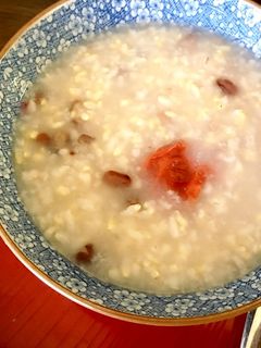 玄米と小豆のお粥-レシピのメイン写真