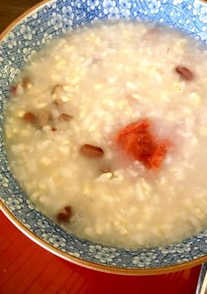 玄米と小豆のお粥-レシピのメイン写真