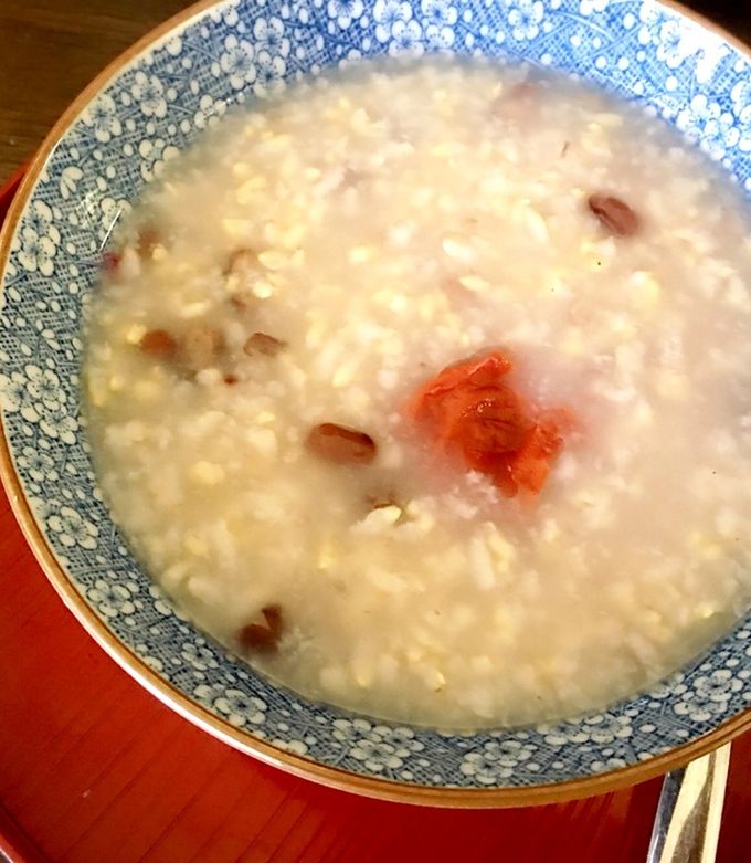 玄米と小豆のお粥-レシピのメイン写真