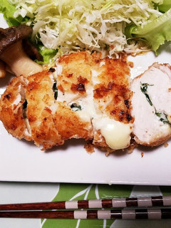 バジルチーズチキンフライ-レシピのメイン写真
