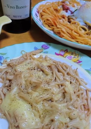 超簡単☆エノキとチーズのバタポン焼き-レシピのメイン写真