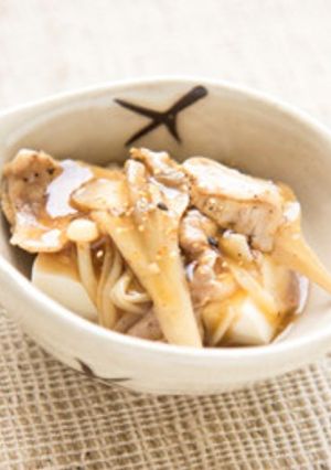 豆腐のきのこあんかけ-レシピのメイン写真