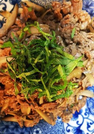 ごぼうと牛肉の炒め煮-レシピのメイン写真