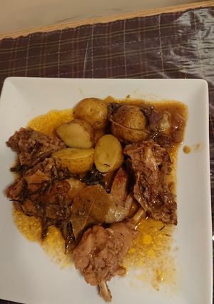 親鳥の柔らか旨辛煮物(高圧炊飯器)-レシピのメイン写真