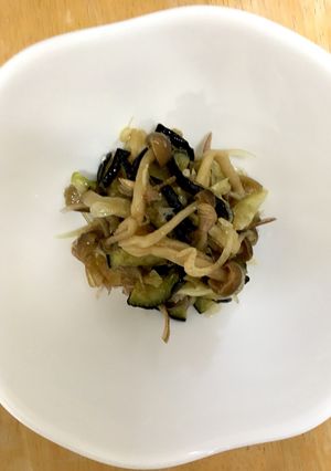 ナスとシメジの麺つゆ和え(デロナス)-レシピのメイン写真